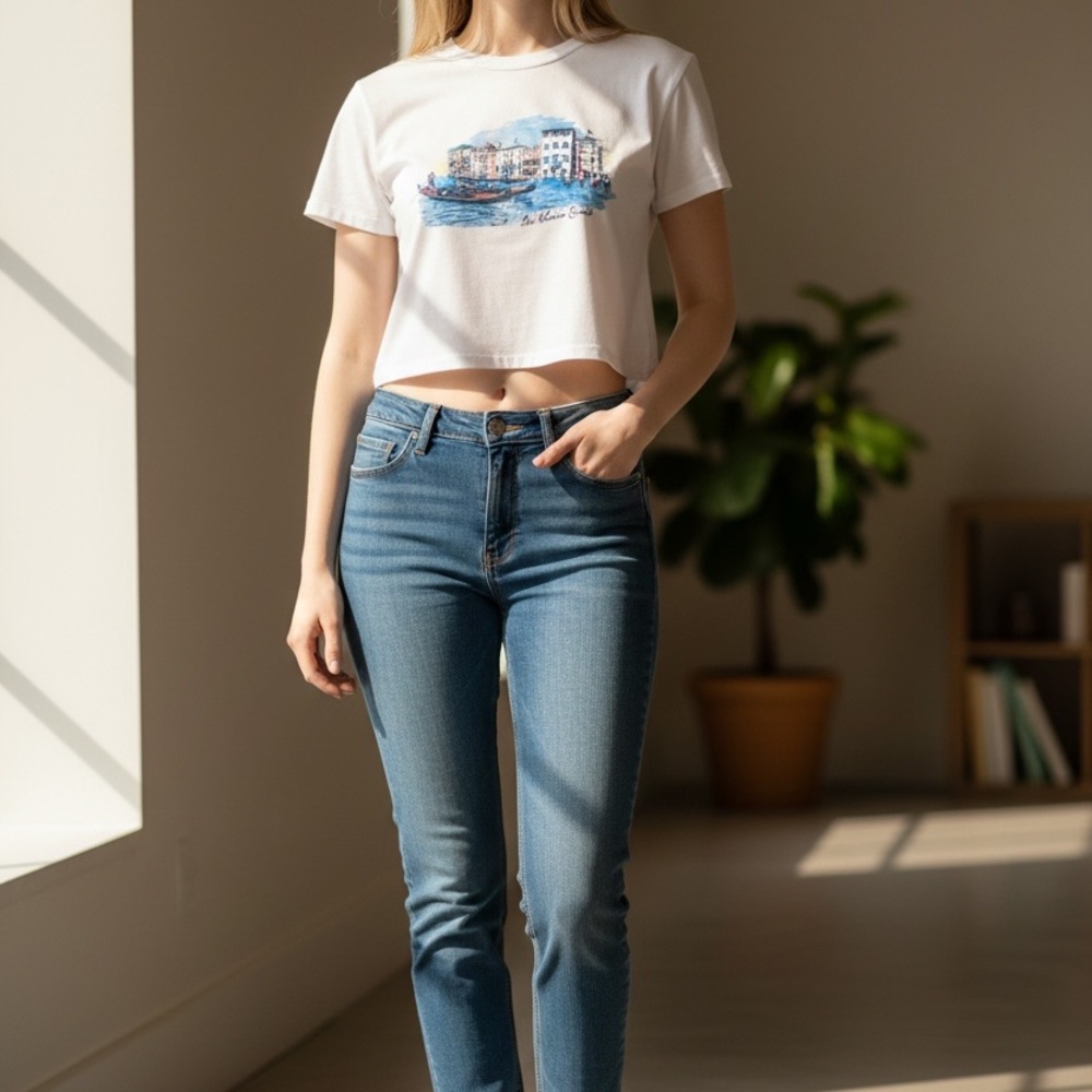 Altar'd State White Graphic Tee